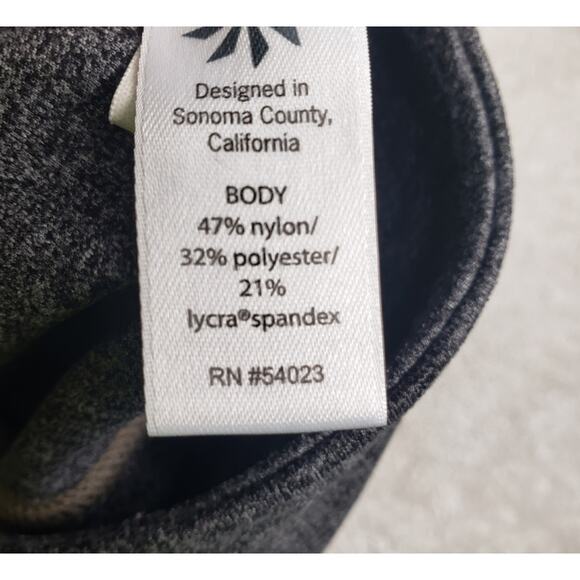 Athleta gray cropped workout exercise leggings size small - Picture 6 of 8